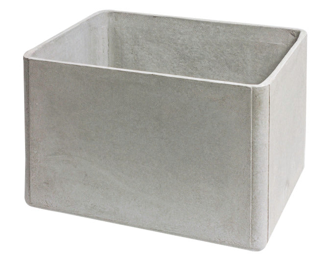 SWISSPEARL Pflanzengefäss Delta grau 100x45x45 cm in  präsentiert im Onlineshop von KAQTU Design AG. Blumentopf ist von SWISSPEARL