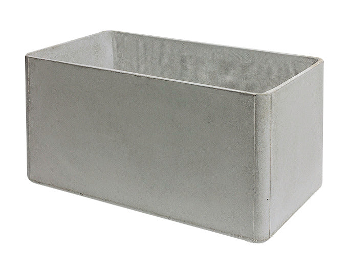 SWISSPEARL Pflanzengefäss Delta grau 80x80x80 cm in  präsentiert im Onlineshop von KAQTU Design AG. Blumentopf ist von SWISSPEARL