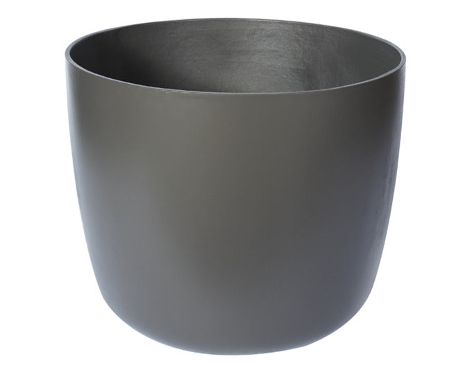 SWISSPEARL Pflanzengefäss Kyoto Low anthrazit ø 70 cm in  präsentiert im Onlineshop von KAQTU Design AG. Blumentopf ist von SWISSPEARL