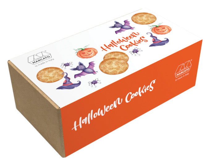 Entdecken Sie das MARCATO Halloween Set Cookies Box in leuchtendem Orange! Ideal für kreative Backmomente mit der Familie – inklusive Nudelholz, Ausstechform und Rezeptbuch.