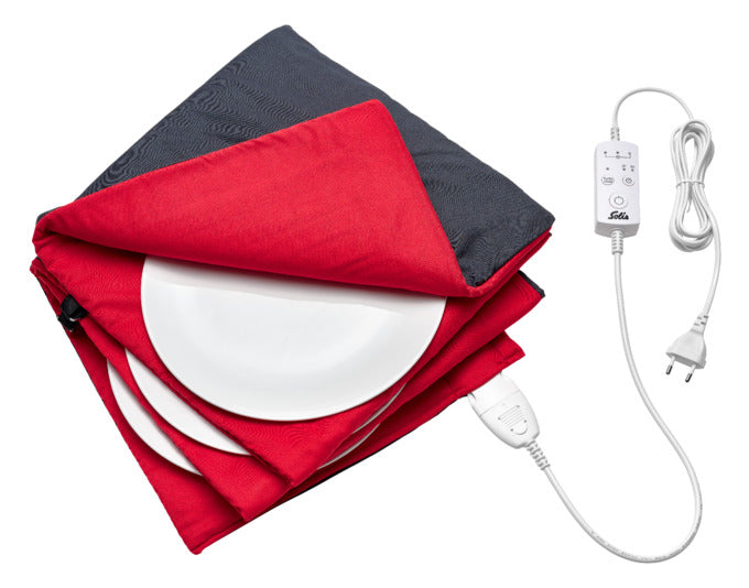 SOLIS Tellerwärmer Typ 8651 rot Teller bis ø 32 cm in  präsentiert im Onlineshop von KAQTU Design AG. Küchengerät ist von SOLIS