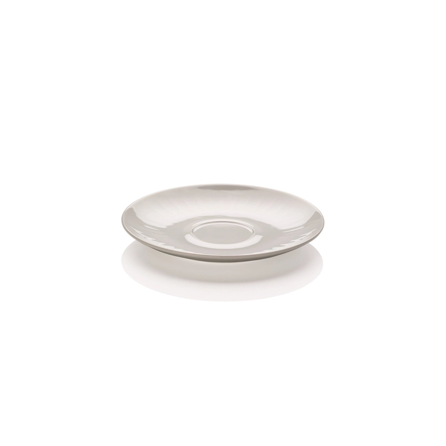 Schlichte und elegante Untertasse mit 17 cm Durchmesser aus der Joyn weiss Kombi Serie von Rosenthal, perfekt für feierliche Anlässe und den täglichen Gebrauch.
