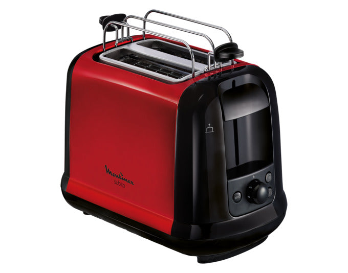 MOULINEX Toaster Subito red in präsentiert im Onlineshop von KAQTU Design AG. Küchengerät ist von MOULINEX
