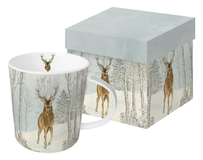 PPD Henkelbecher Trend Mug GB Cerf Hiver in  präsentiert im Onlineshop von KAQTU Design AG. Glas ist von PPD