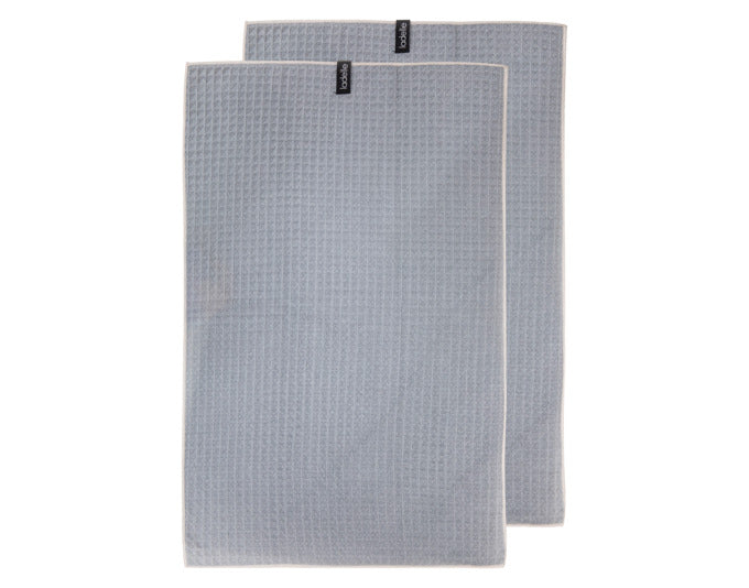 LADELLE Küchentuch Mega Waffle grey 45x70 cm 2 Stk. in präsentiert im Onlineshop von KAQTU Design AG. Küchentuch ist von LADELLE
