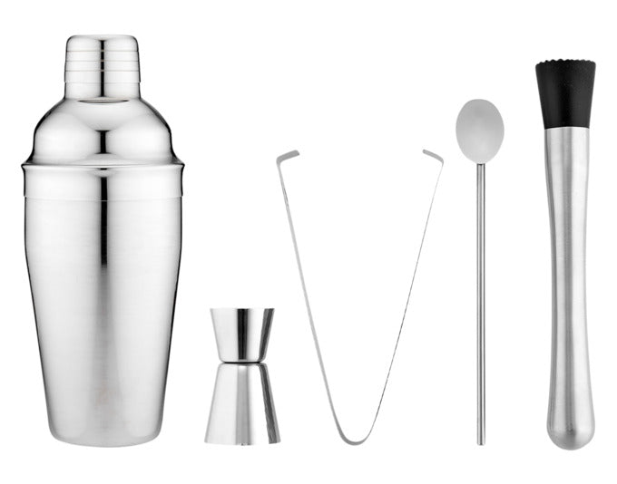 TEMPA Cocktailset 5-tlg. Aurora black matt in präsentiert im Onlineshop von KAQTU Design AG. Barzubehör ist von TEMPA