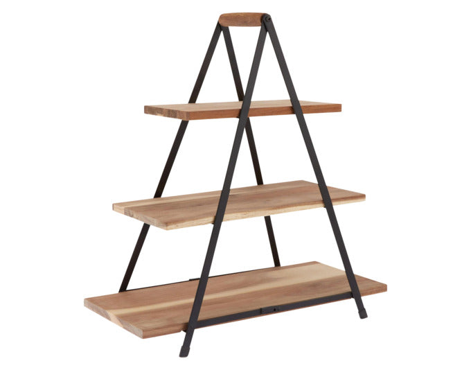 LADELLE Etagere Alto Serve & Share Akazie 50x24x54 cm in präsentiert im Onlineshop von KAQTU Design AG. Küchenhelfer ist von LADELLE