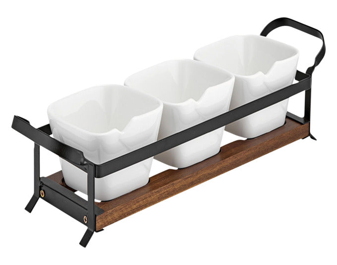 LADELLE Schalenset Alto Serve & Share 4-tlg. 41.7x10.8x8.5 cm in präsentiert im Onlineshop von KAQTU Design AG. Schale ist von LADELLE