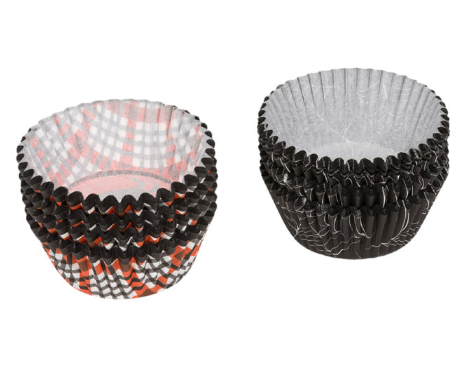 PATISSE Papierförmchen 200 Stück schwarz/Dekor Halloween ø 5 cm in präsentiert im Onlineshop von KAQTU Design AG. Backform / Backblech ist von PATISSE