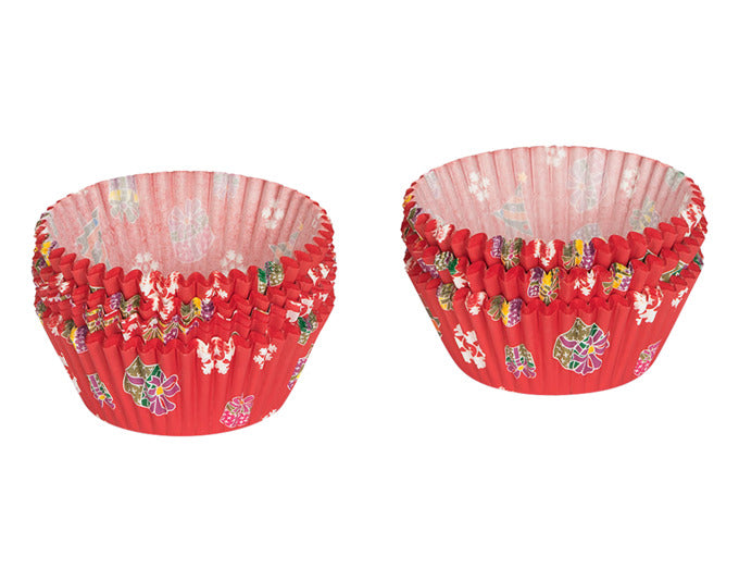 PATISSE Papierförmchen 200 Stück rot/bunt Weihnachtsmotive ø 5 cm in präsentiert im Onlineshop von KAQTU Design AG. Backform / Backblech ist von PATISSE