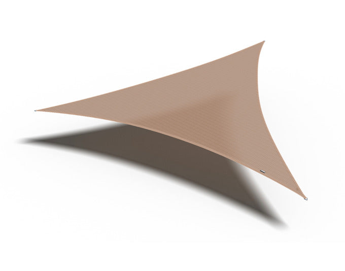 PLATINUM SUN & SHADE Sonnensegel Coolfit Triangle sand 500x500x500 cm in  präsentiert im Onlineshop von KAQTU Design AG. Sonnenschirm ist von PLATINUM SUN & SHADE