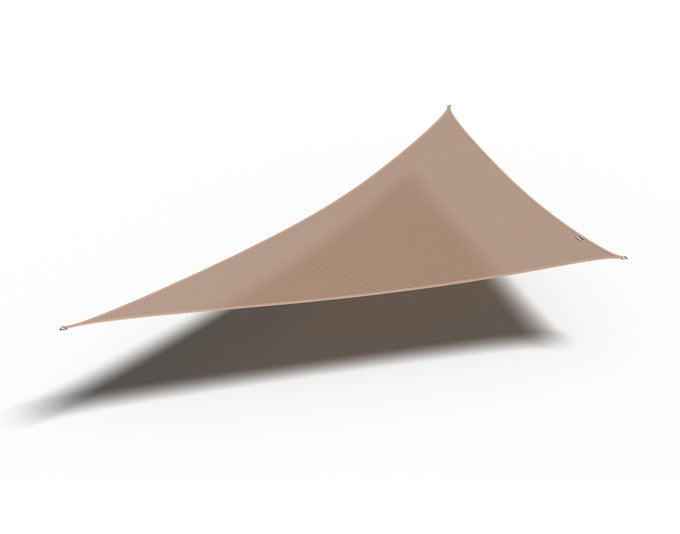 PLATINUM SUN & SHADE Sonnensegel Coolfit Triangle sand 400x400x570 cm in  präsentiert im Onlineshop von KAQTU Design AG. Sonnenschirm ist von PLATINUM SUN & SHADE