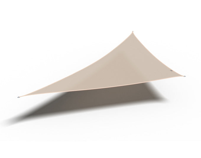 PLATINUM SUN & SHADE Sonnensegel Coolfit Triangle sand 400x400x570 cm in  präsentiert im Onlineshop von KAQTU Design AG. Sonnenschirm ist von PLATINUM SUN & SHADE