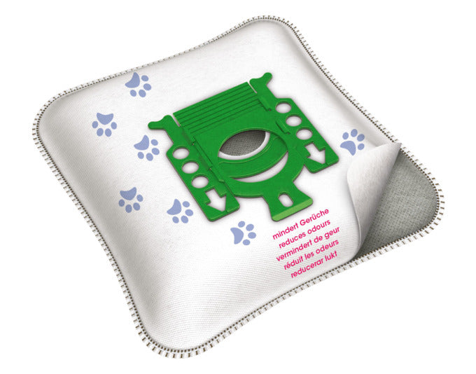 Entdecken Sie die Swirl® M40 EcoPor Anti-Geruch Staubsaugerbeutel – ideal für Tierhaushalte! Sie neutralisieren Gerüche und sorgen für frische Luft.