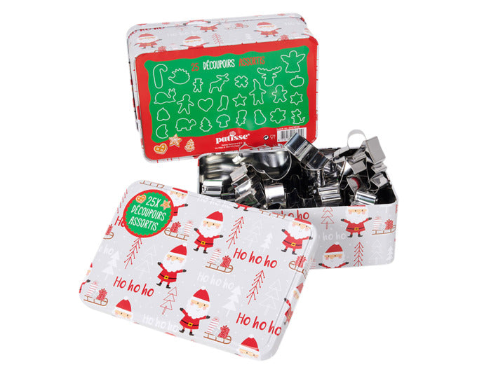 PATISSE Ausstechformen-Set in Blechdose Weihnachten 25-teilig in präsentiert im Onlineshop von KAQTU Design AG. Ausstecher ist von PATISSE
