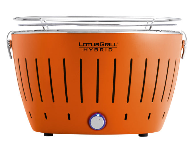 LOTUSGRILL Holzkohlegrill Hybrid Classic mandarinenorange 36.8x35x23.4 cm in präsentiert im Onlineshop von KAQTU Design AG. Grill ist von LOTUS GRILL