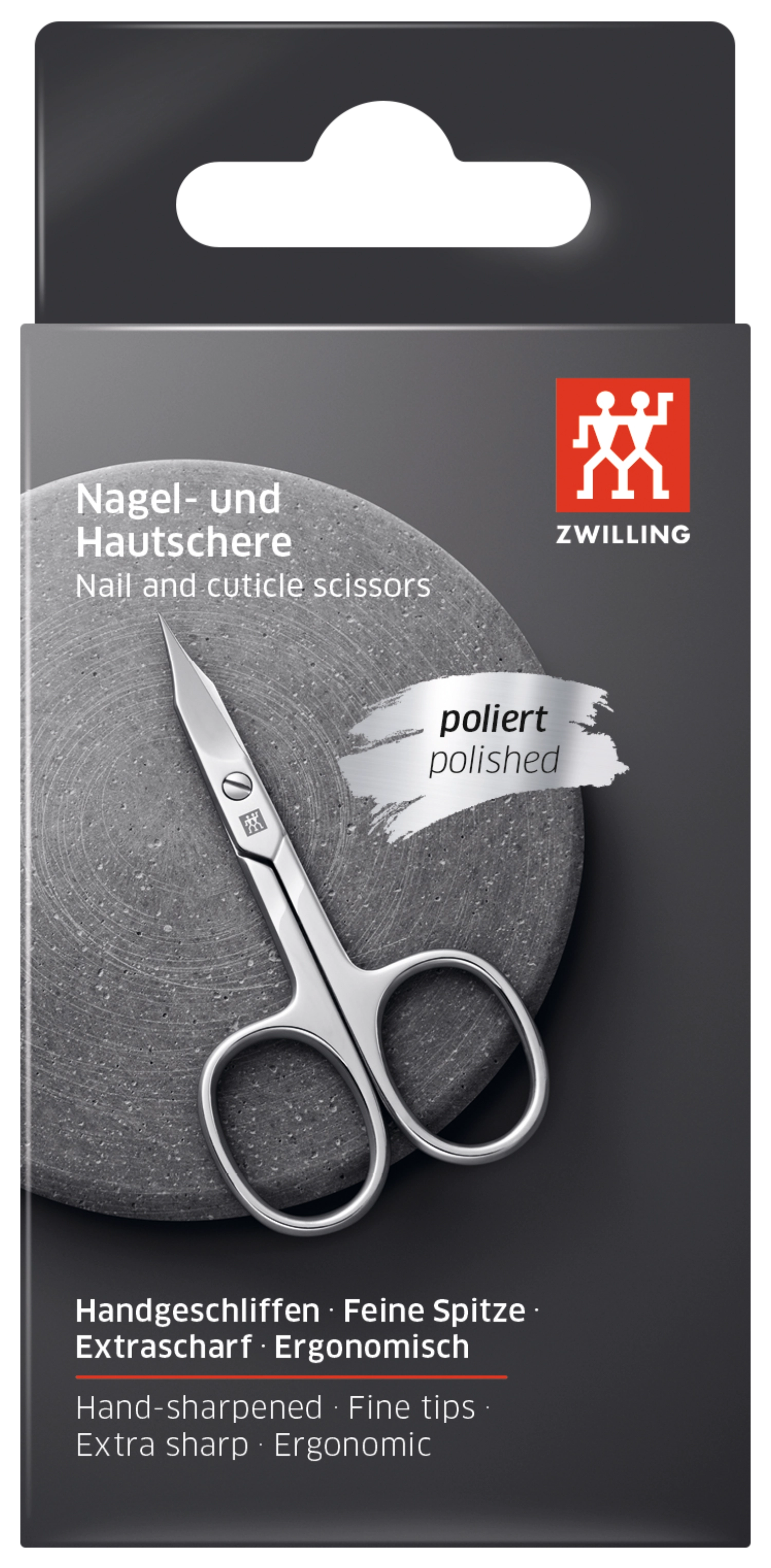 Erleben Sie die vielseitige Kombi-Nagelschere von Zwilling Beauty: 90 mm, aus hochwertigem Edelstahl, für perfekte Pflege von Fingernägeln und Zehennägeln.