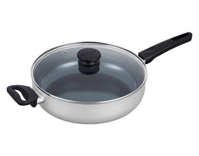 BRABANTIA Bratentopf mit Deckel Indu+ Recycled ø 28 cm in  präsentiert im Onlineshop von KAQTU Design AG. Topf ist von BRABANTIA