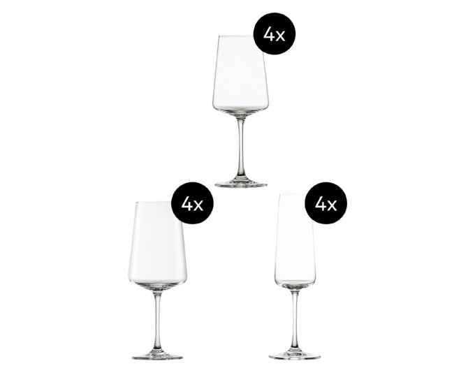 SCHOTT ZWIESEL Weinglasset MioVino 12-teilig in präsentiert im Onlineshop von KAQTU Design AG. Glas ist von SCHOTT ZWIESEL