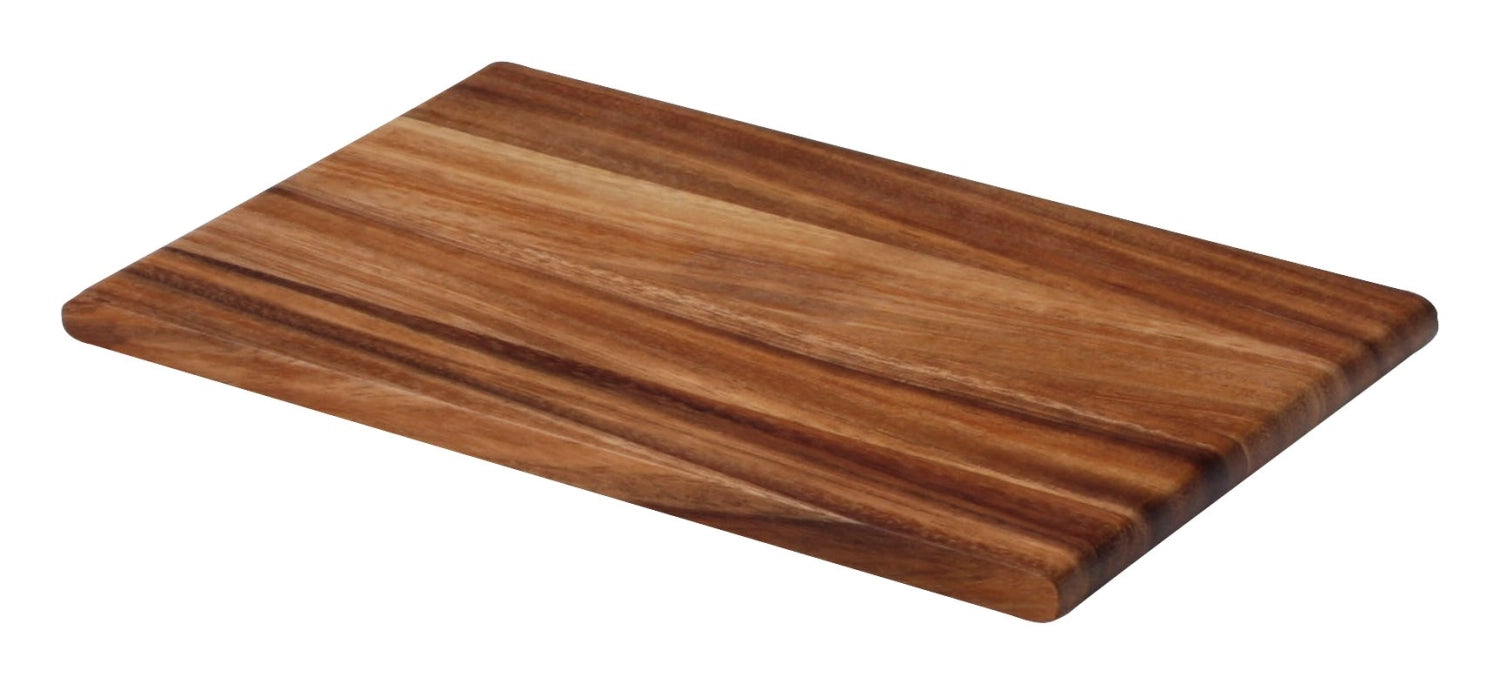 Hochwertiges Akazien Schneidebrett, 36x23x1.8 cm, perfekt zum Schneiden und Anrichten, vereint Funktionalität mit stilvollem Design.