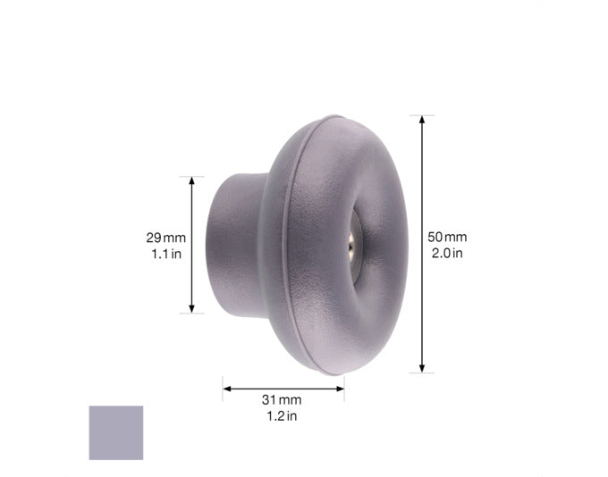 Entdecken Sie die WAGNER Wandhaken Dot hooks4home in elegantem Grau (ø 50x31 mm) – stilvolle Ordnungshüter für Ihr Zuhause, ideal für jeden Raum.