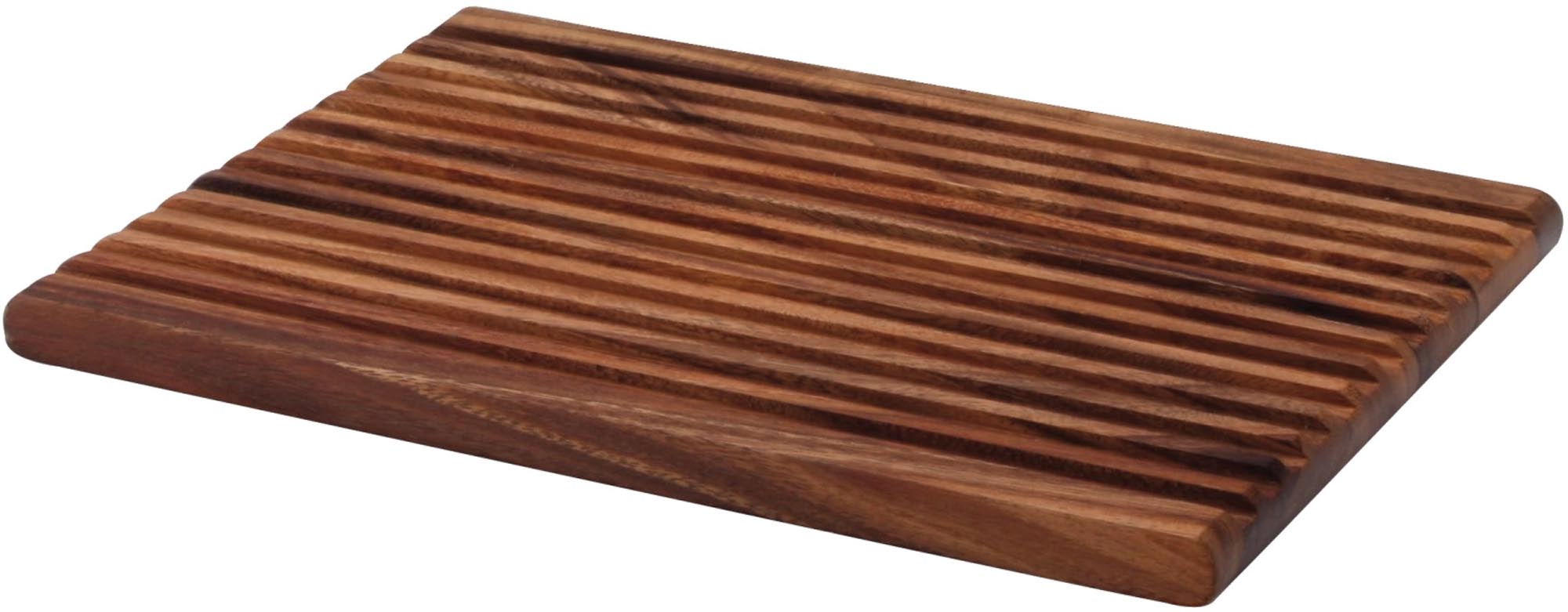Entdecken Sie das stilvolle Akazie Brotschneidebrett von Continenta (37x25x2,1 cm) – langlebig, pflegeleicht und ideal für Brot, Käse und mehr.