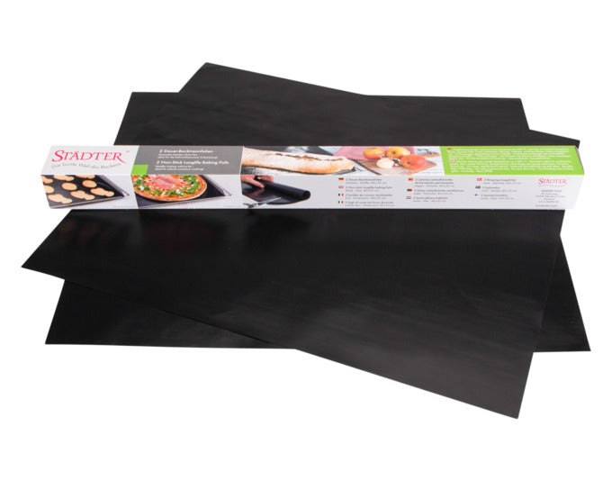 STÄDTER Dauer-Backtrennfolie 2er Set 33x40 cm schwarz in präsentiert im Onlineshop von KAQTU Design AG. Backutensilien ist von STÄDTER