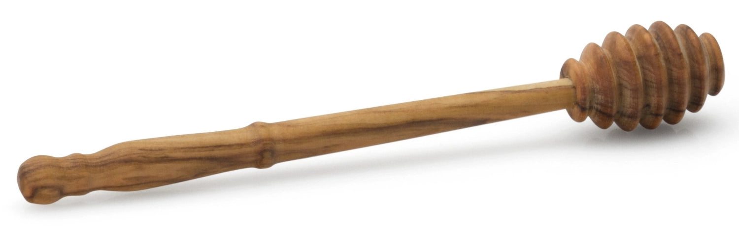 Entdecken Sie den Olivenholz Honigheber 16cm von Continenta – ein nachhaltiger, eleganter Küchenhelfer für Honigliebhaber. Einzigartig und langlebig!