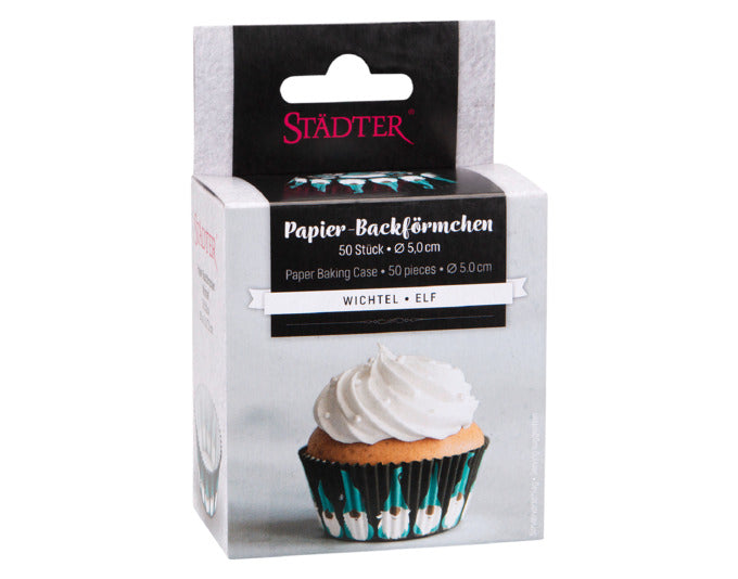 Verleihen Sie Ihren Muffins und Cupcakes mit den bunten STÄDTER Papierbackförmchen Maxi Wichtel (50er-Pack) einen festlichen Touch! Ideal für jeden Anlass.