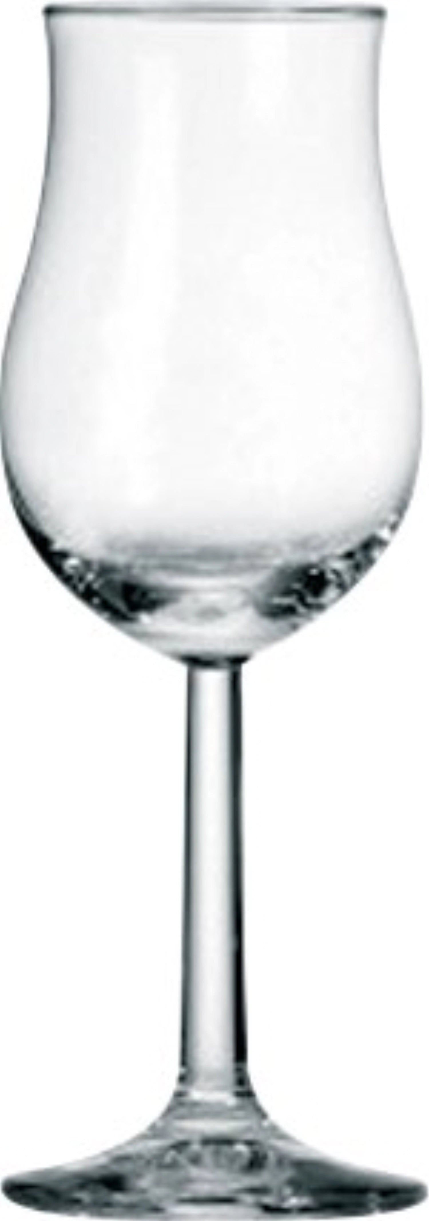 Elegantes Bugatti Kelch-Schnapsglas mit 14 cl Fassungsvermögen und einer Höhe von 15.7 cm, ideal für stilvolle Anlässe und edle Getränke.