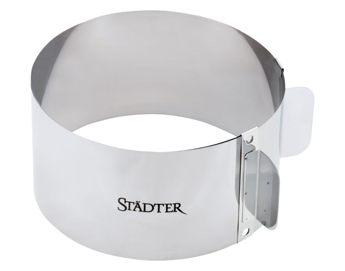 STÄDTER Tortenring Rund ø 15–30x9 cm verstellbar in  präsentiert im Onlineshop von KAQTU Design AG. Backutensilien ist von STÄDTER