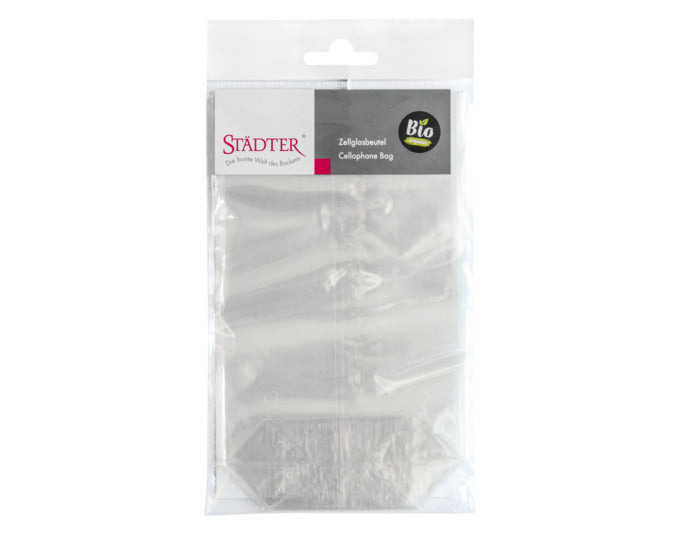 STÄDTER Zellglasbeutel 9.5x16 cm 10er transparent in präsentiert im Onlineshop von KAQTU Design AG. Küchenhelfer ist von STÄDTER