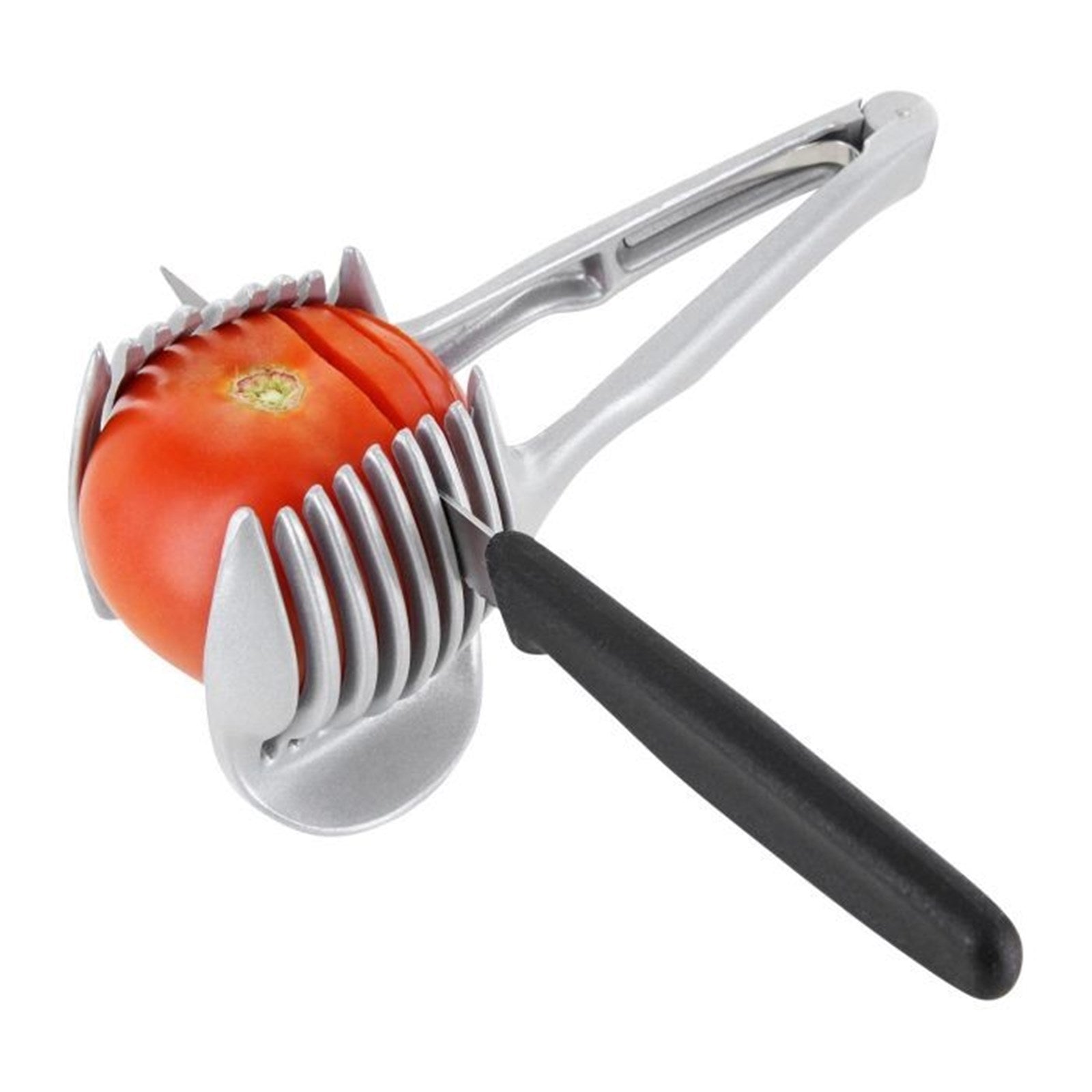 Tomatenzange Tomatex von Westmark, 22.5x8.3x4.5cm, ideal für präzises Schneiden und Servieren, robust, einfach zu reinigen.