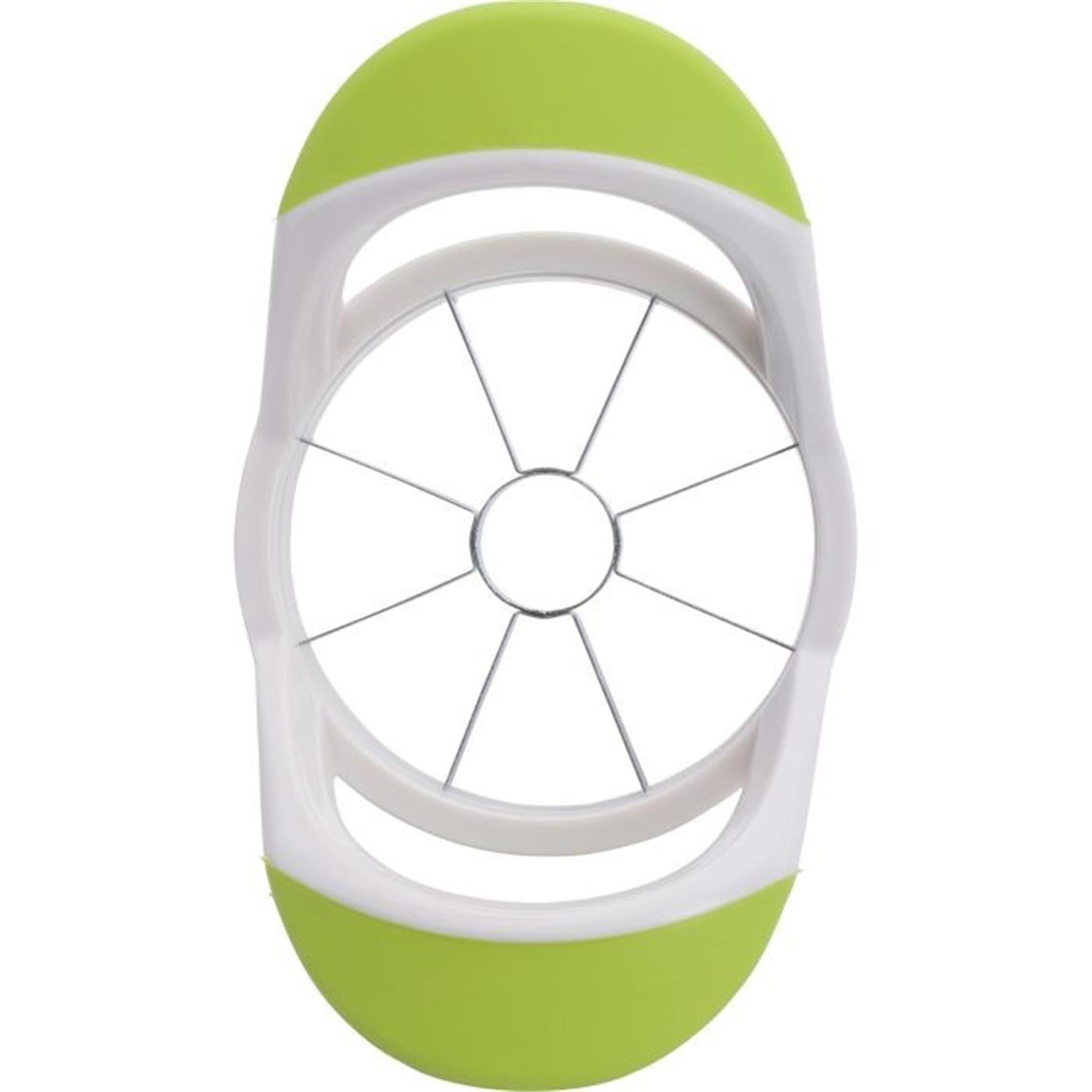 Praktischer Apfelteiler von Westmark, teilt Äpfel in 8 Stücke, Masse 10.5x17.5x6cm, ideal für die Küche, robust und einfach zu nutzen.