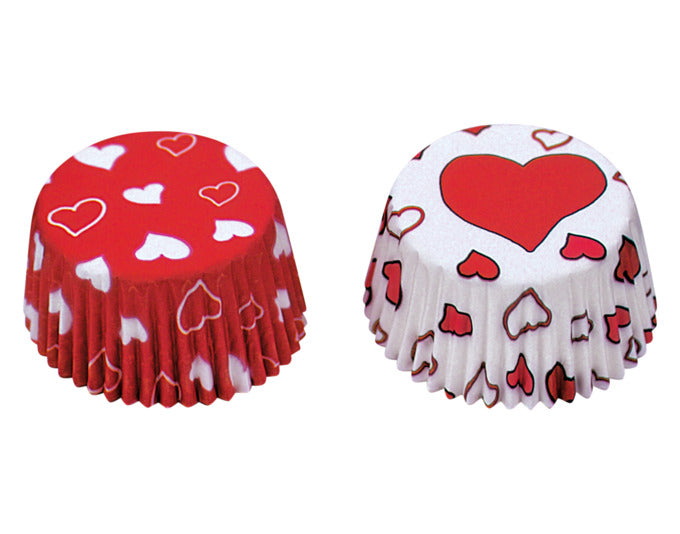 STÄDTER Papierbackförmchen Mini Herz ø 3/4x2 cm rot 50er in präsentiert im Onlineshop von KAQTU Design AG. Backform / Backblech ist von STÄDTER