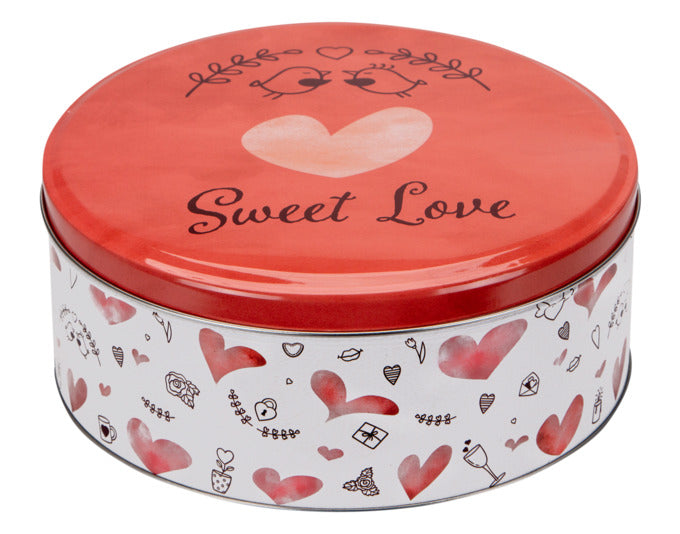 STÄDTER Gebäckdose Sweet Love ø 22x9.5 cm bunt rund in präsentiert im Onlineshop von KAQTU Design AG. Aufbewahrungsdose ist von STÄDTER