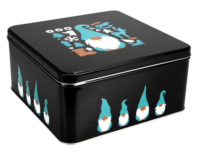 STÄDTER Gebäckdose Wichtel 21x21x10 cm schwarz eckig in präsentiert im Onlineshop von KAQTU Design AG. Aufbewahrungsdose ist von STÄDTER