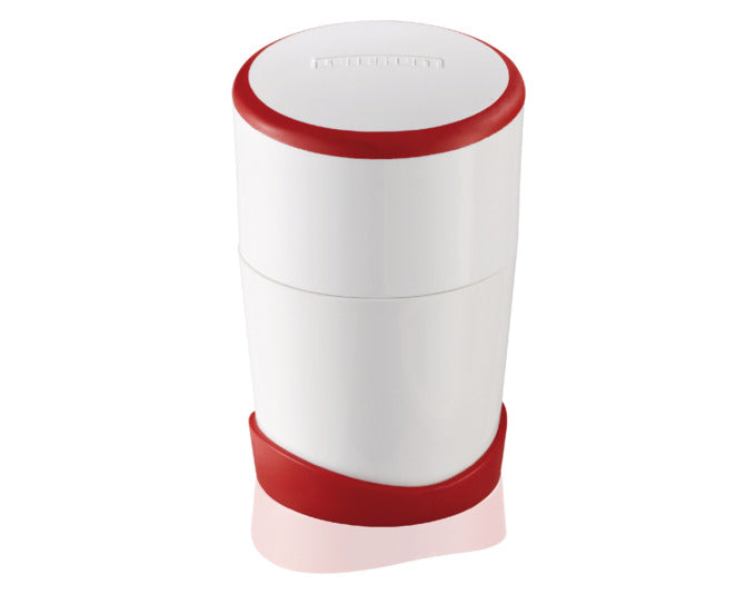 LEIFHEIT Knoblauchschneider weiss/rot in präsentiert im Onlineshop von KAQTU Design AG. Küchenhelfer ist von LEIFHEIT