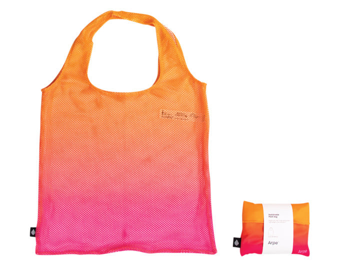 ARPE Netzbeutel warm sunset 38 x 60 cm in präsentiert im Onlineshop von KAQTU Design AG. Tasche ist von ARPE