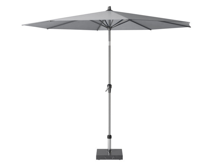 PLATINUM SUN & SHADE Sonnenschirm Riva Premium ø 300 cm Manhattan anthrazit in  präsentiert im Onlineshop von KAQTU Design AG. Sonnenschirm ist von PLATINUM SUN & SHADE