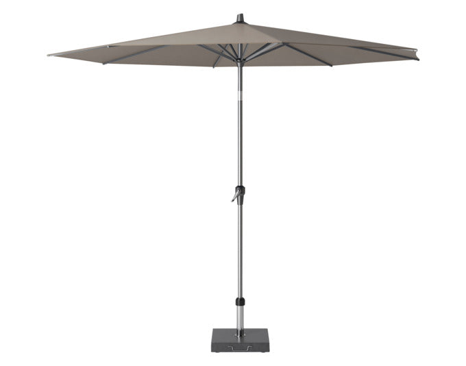 PLATINUM SUN & SHADE Sonnenschirm Riva Premium ø 300 cm Manhattan anthrazit in  präsentiert im Onlineshop von KAQTU Design AG. Sonnenschirm ist von PLATINUM SUN & SHADE