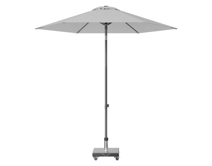 PLATINUM SUN & SHADE Sonnenschirm Lisboa ø 250 cm hellgrau anthrazit in  präsentiert im Onlineshop von KAQTU Design AG. Sonnenschirm ist von PLATINUM SUN & SHADE