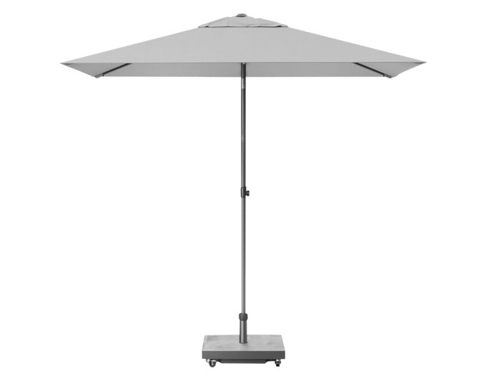 PLATINUM SUN & SHADE Sonnenschirm Lisboa 210x150 cm hellgrau anthrazit in  präsentiert im Onlineshop von KAQTU Design AG. Sonnenschirm ist von PLATINUM SUN & SHADE