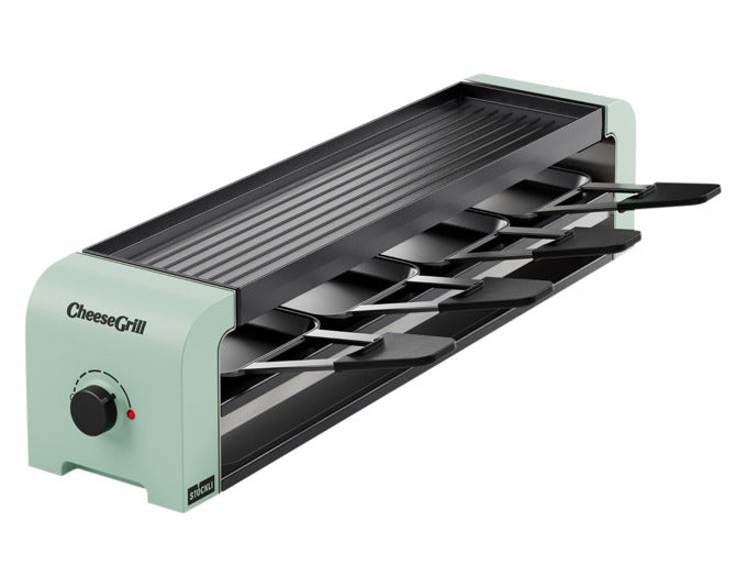 STÖCKLI Raclettegrill CheeseGrill 4 white 53x11.6x11.8 cm in präsentiert im Onlineshop von KAQTU Design AG. Fondue/Raclette ist von STÖCKLI