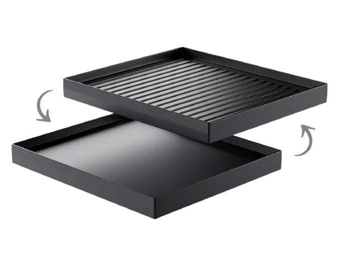 STÖCKLI Wende-Grillplatte für PizzaGrill 4 19.9x22.8x2.3 cm in präsentiert im Onlineshop von KAQTU Design AG. Grillzubehör ist von STÖCKLI