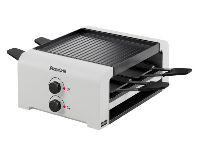 STÖCKLI PizzaGrill 4 white 32.2x22.9x13 cm in präsentiert im Onlineshop von KAQTU Design AG. Pizza ist von STÖCKLI