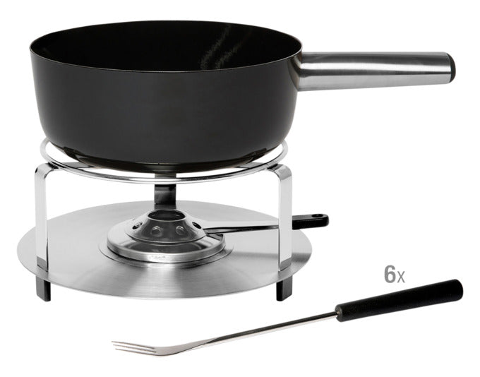 STÖCKLI Käsefonduegarnitur Atlantis Emotion 21 Inox Induktion ø 21 cm in präsentiert im Onlineshop von KAQTU Design AG. Fondue/Raclette ist von STÖCKLI