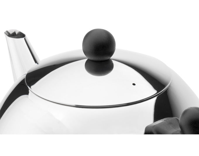Entdecken Sie die stilvolle BREDEMEIJER Teekanne Bella Ronde 1.2 l – ein elegantes Design aus doppelwandigem Edelstahl für perfekten Teegenuss.