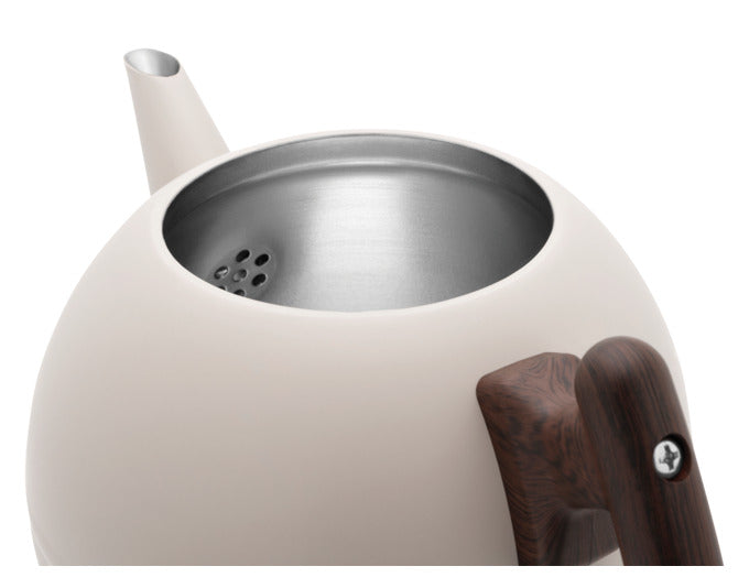 Entdecken Sie die stilvolle BREDEMEIJER Teekanne Bella Ronde 1.2 l in beige/braun – ein elegantes und funktionales Must-Have für Teeliebhaber!