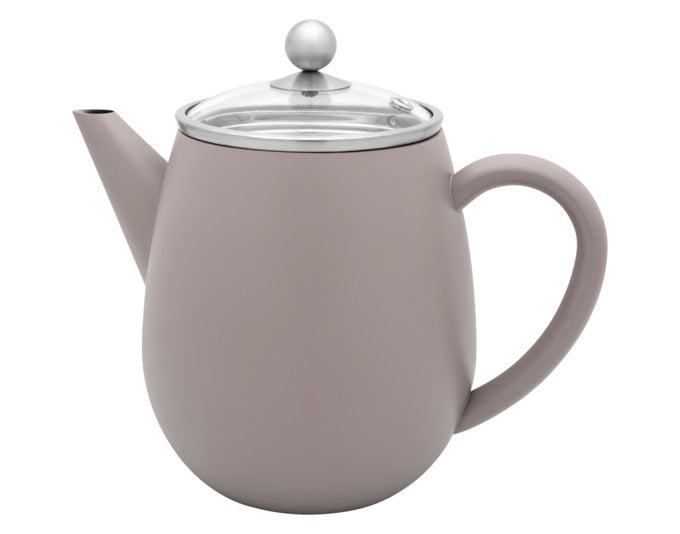 BREDEMEIJER Teekanne Duet Eva 1.1 l grau in präsentiert im Onlineshop von KAQTU Design AG. Kanne ist von BREDEMEIJER